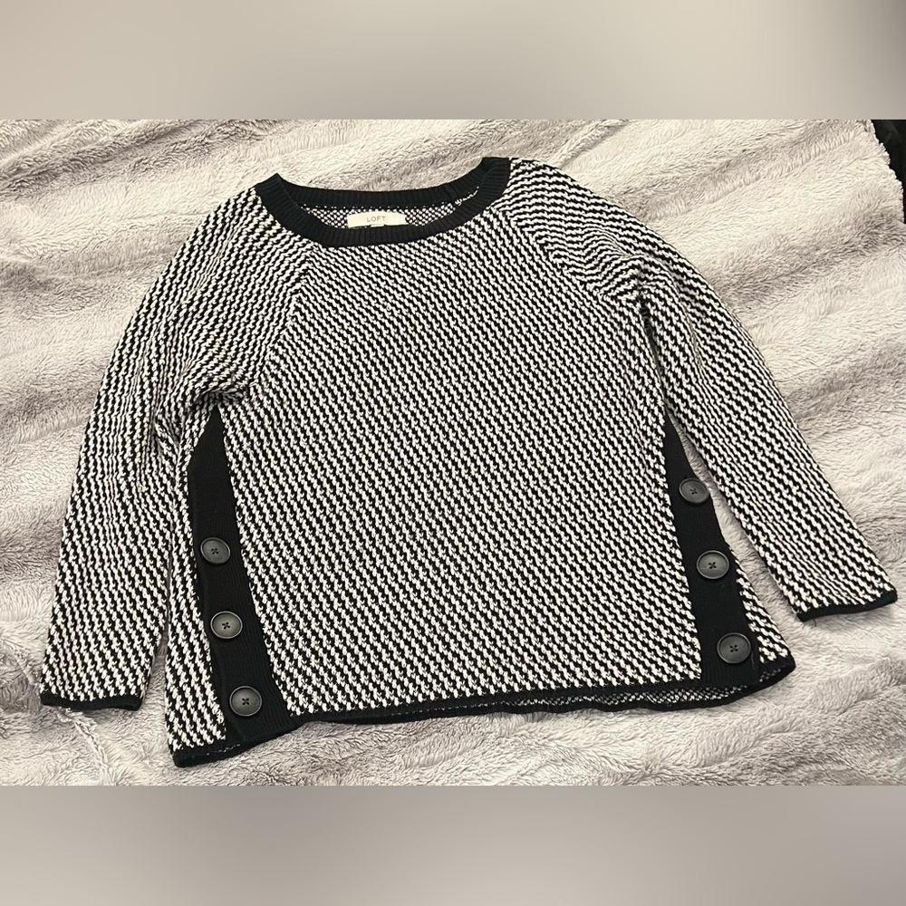 EUC Loft Textured Sweater